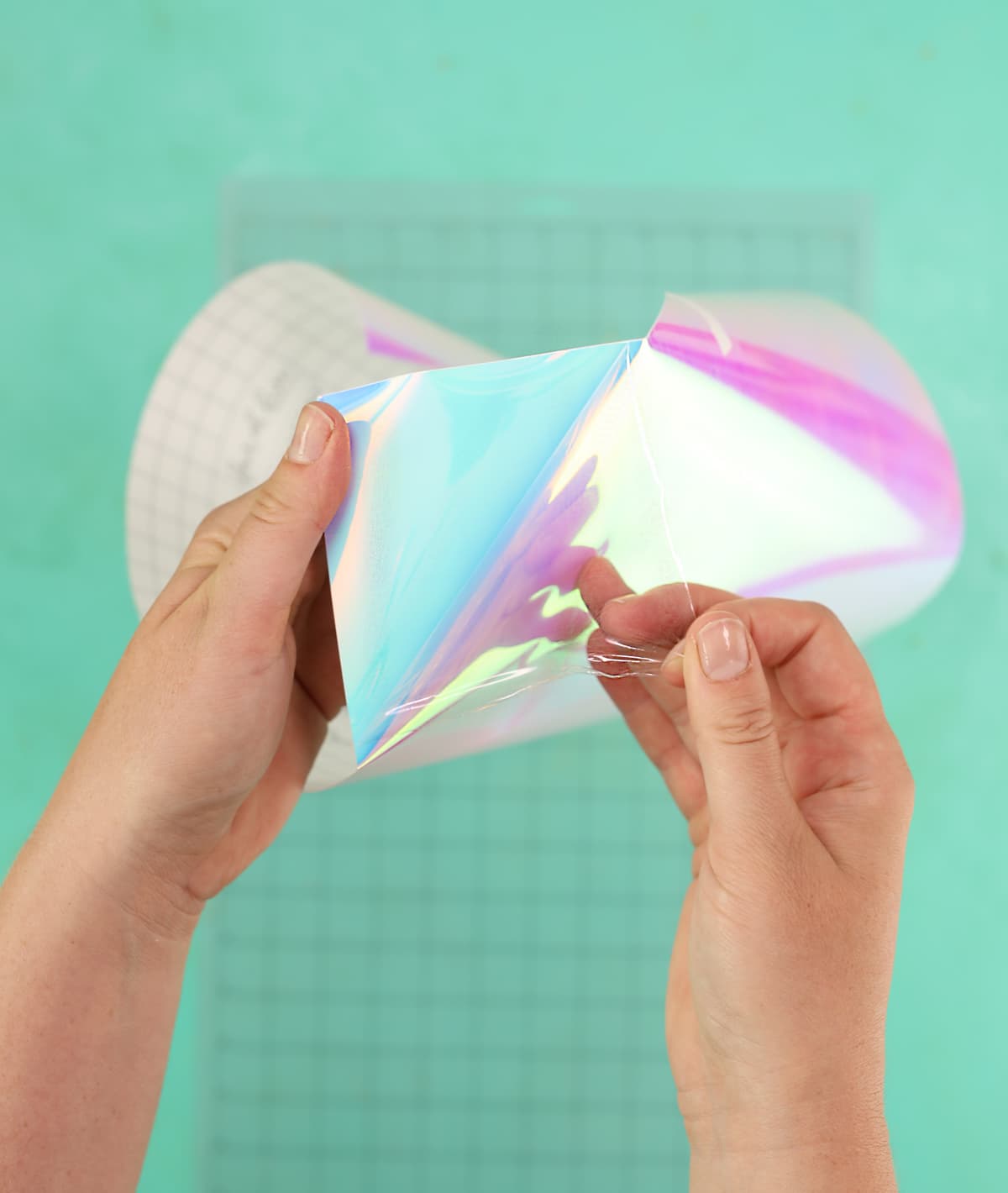 holographic opal adhesive vinyl