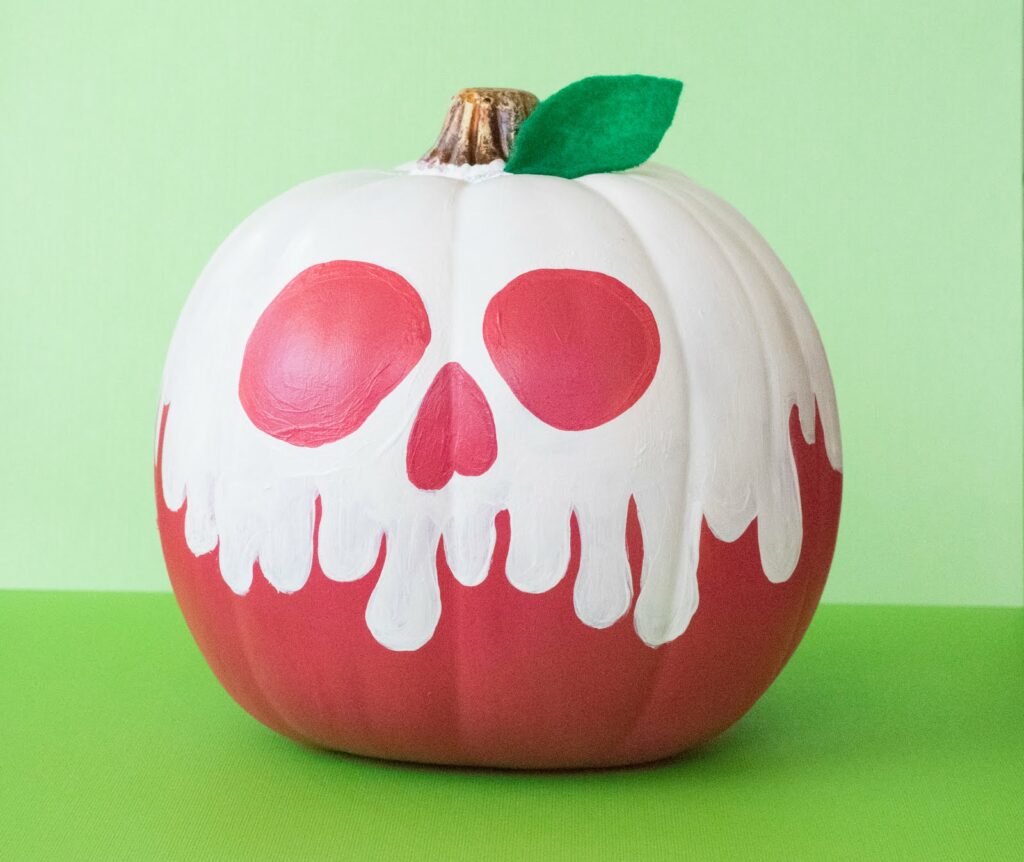 poison apple pumpkin painting idea