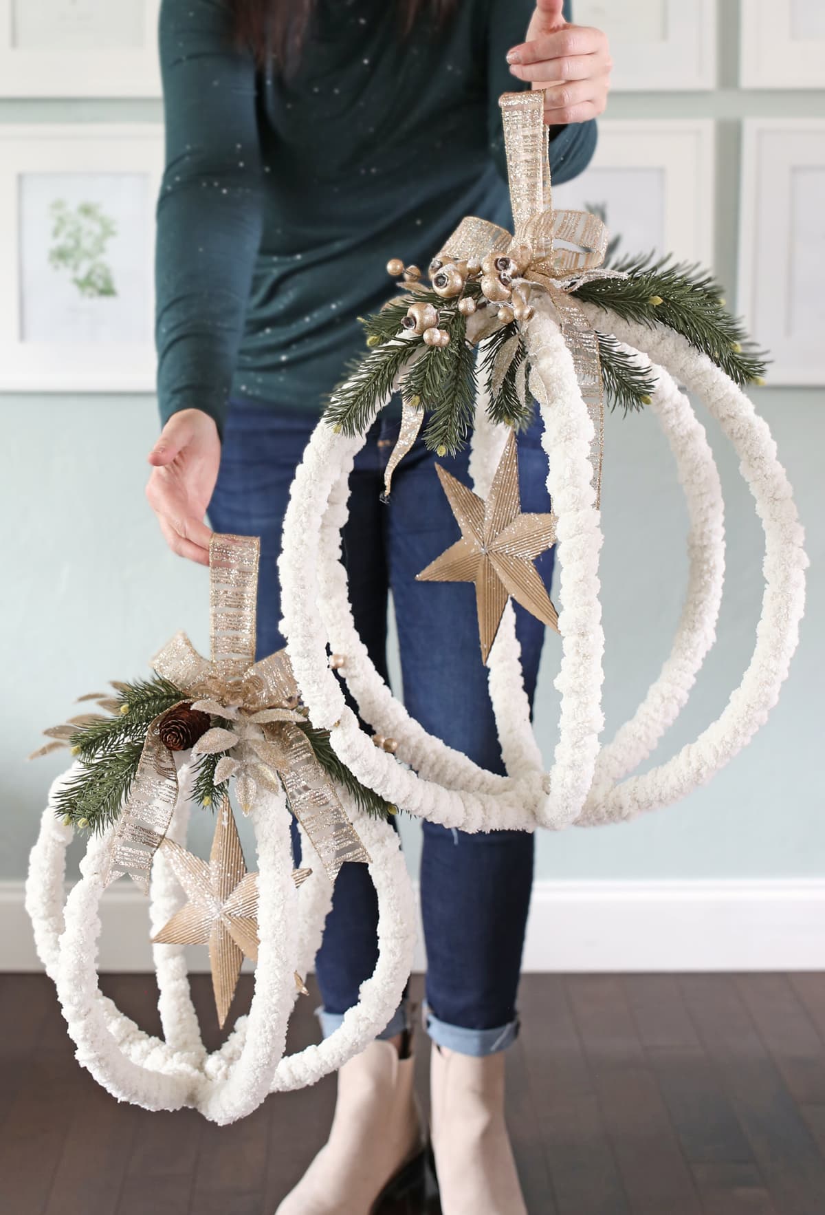 giant christmas ornaments DIY tutorial