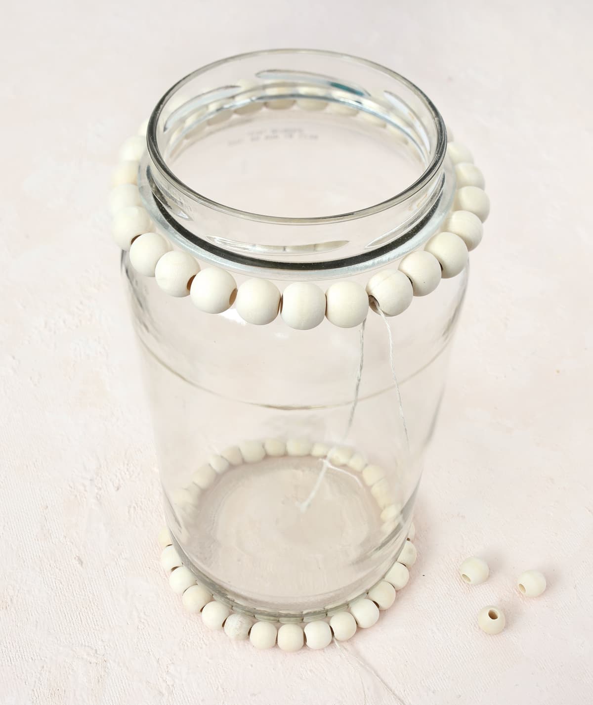 upcycled glass jar craft idea